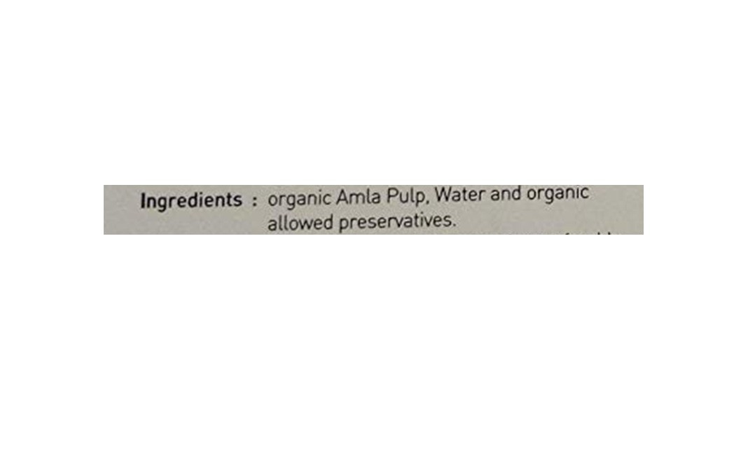 Natureland Organics Amla Juice    Bottle  500 millilitre